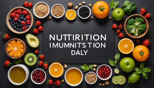 Nutrition et immunité : comment renforcer son système immunitaire au quotidien